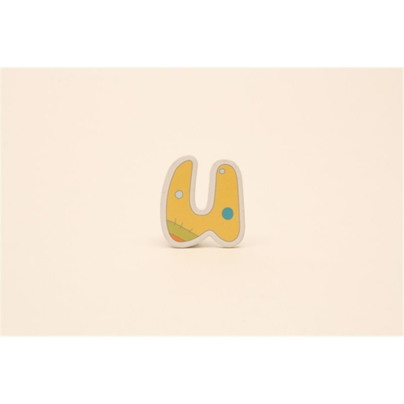 JGO 12 LETRAS U 3X3X2CM PINT