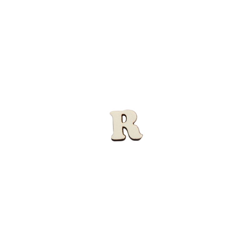 SET 12 LETRAS  R 1.7x1.5x0.4CM CHOPO