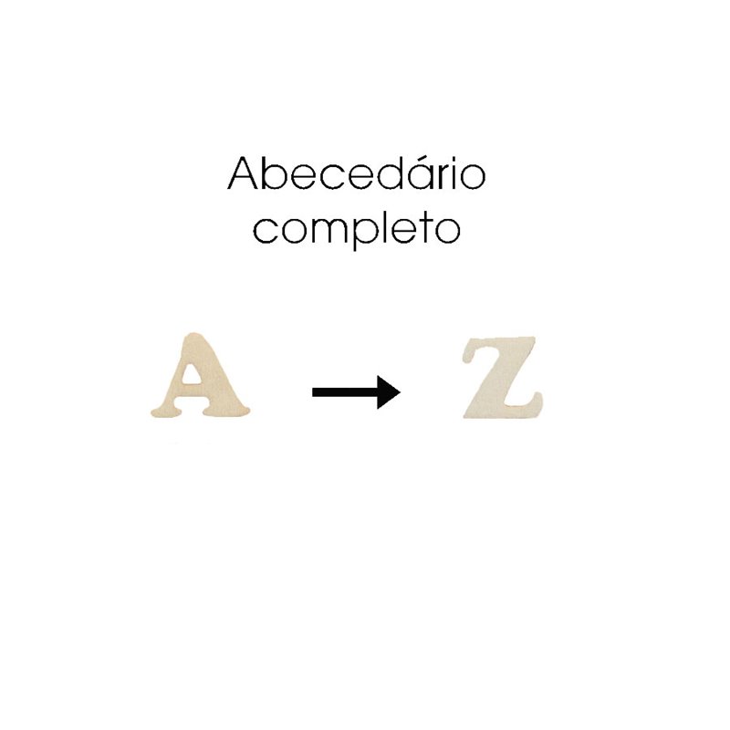 ABECEDARO LETRAS 1.7x1.5x0.4CM CHOPO