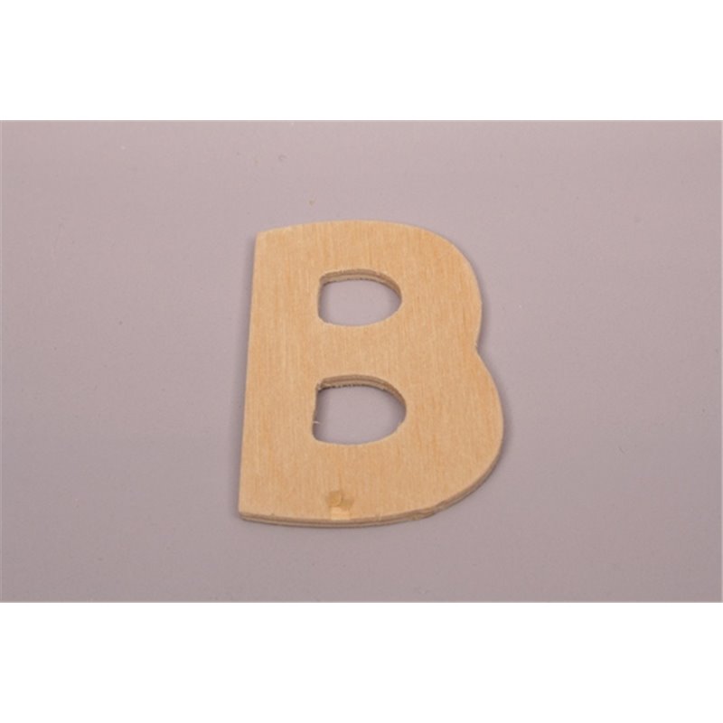 SET 12 LETRAS B 4,5X0.3CM CHOPO