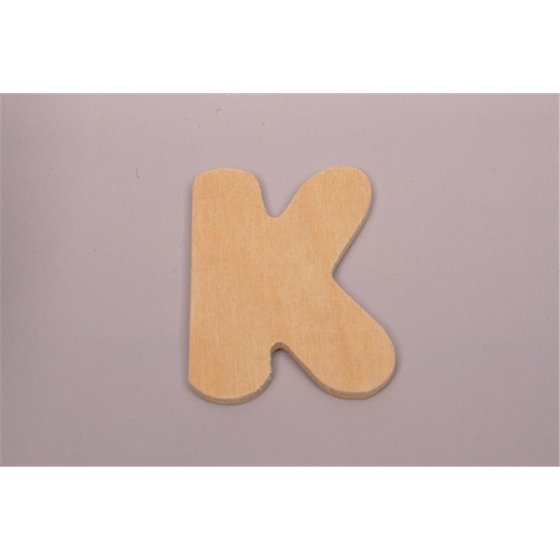 SET 12 LETRAS K 4,5X0.3CM CHOPO