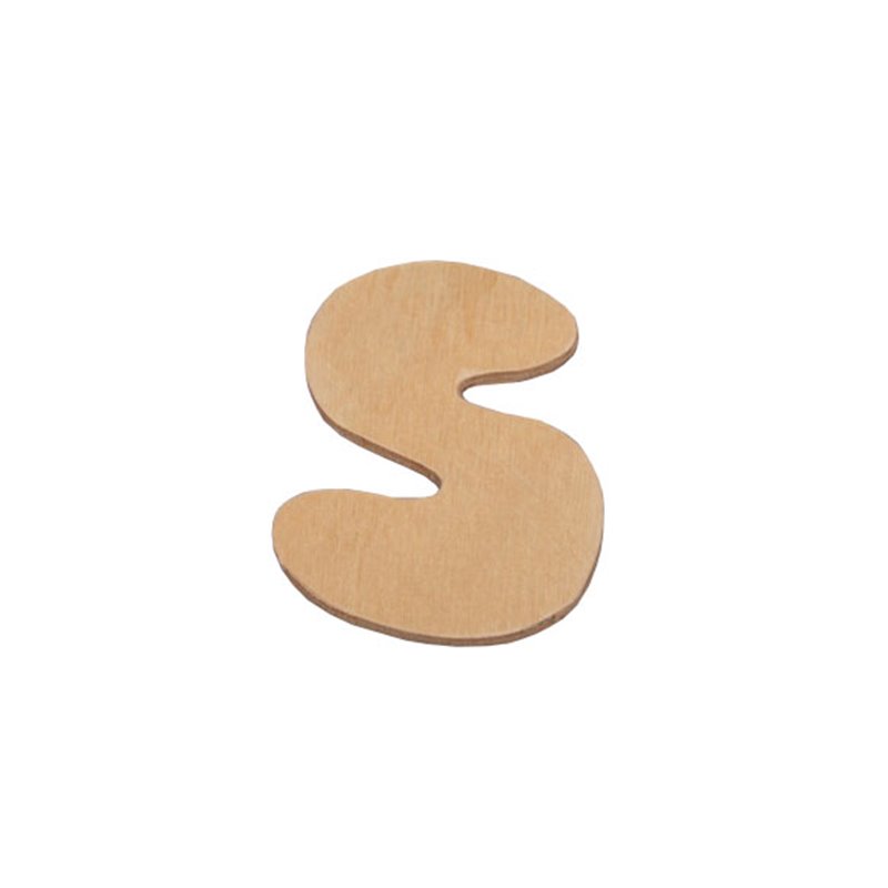 SET 12 LETRAS S 4,5X0.3CM CHOPO