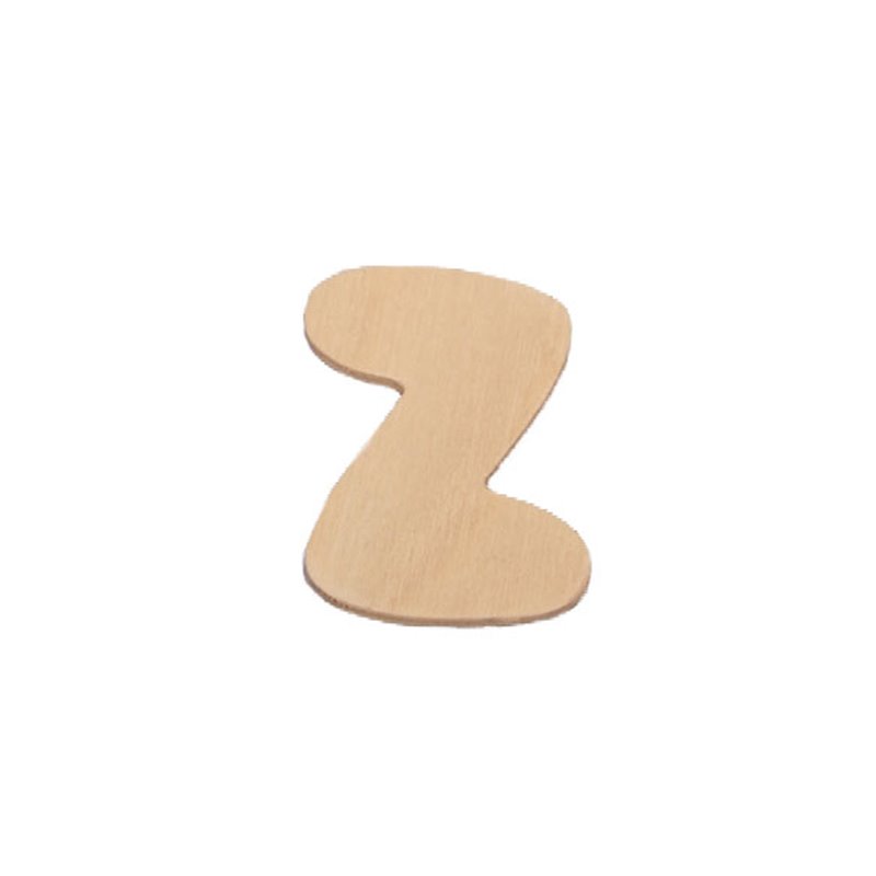 SET 12 LETRAS Z 4,5X0.3CM CHOPO