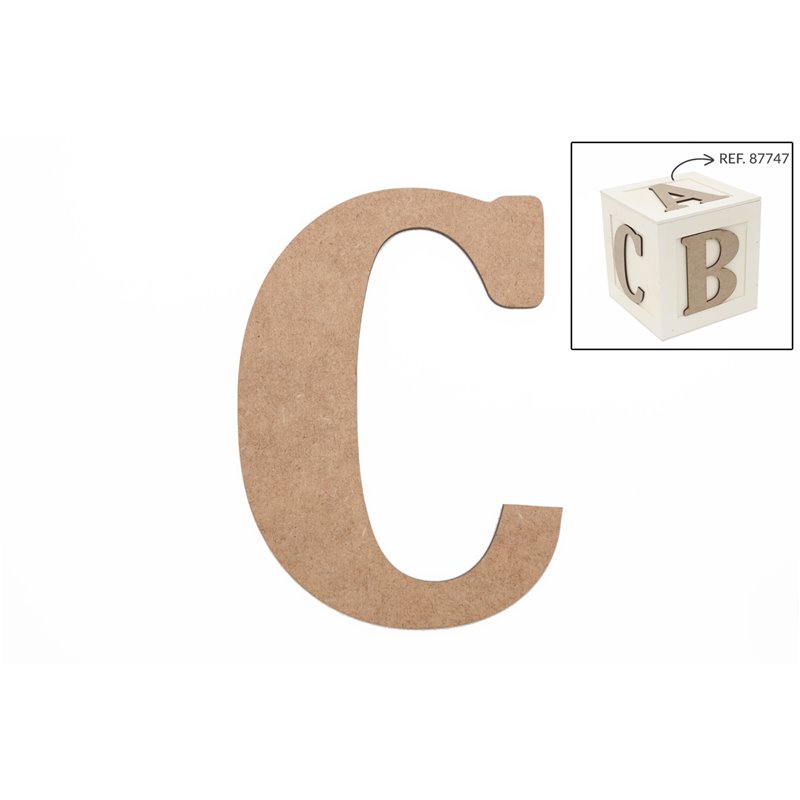 SET 6 LETRAS C 13.7X0.3CM DM