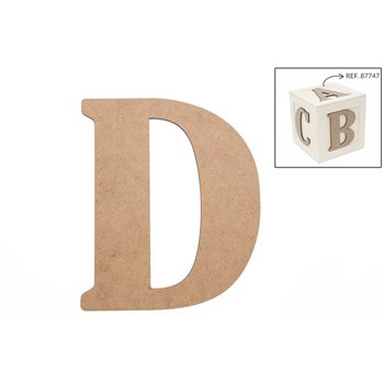 SET 6 LETRAS D 13.7X0.3CM DM