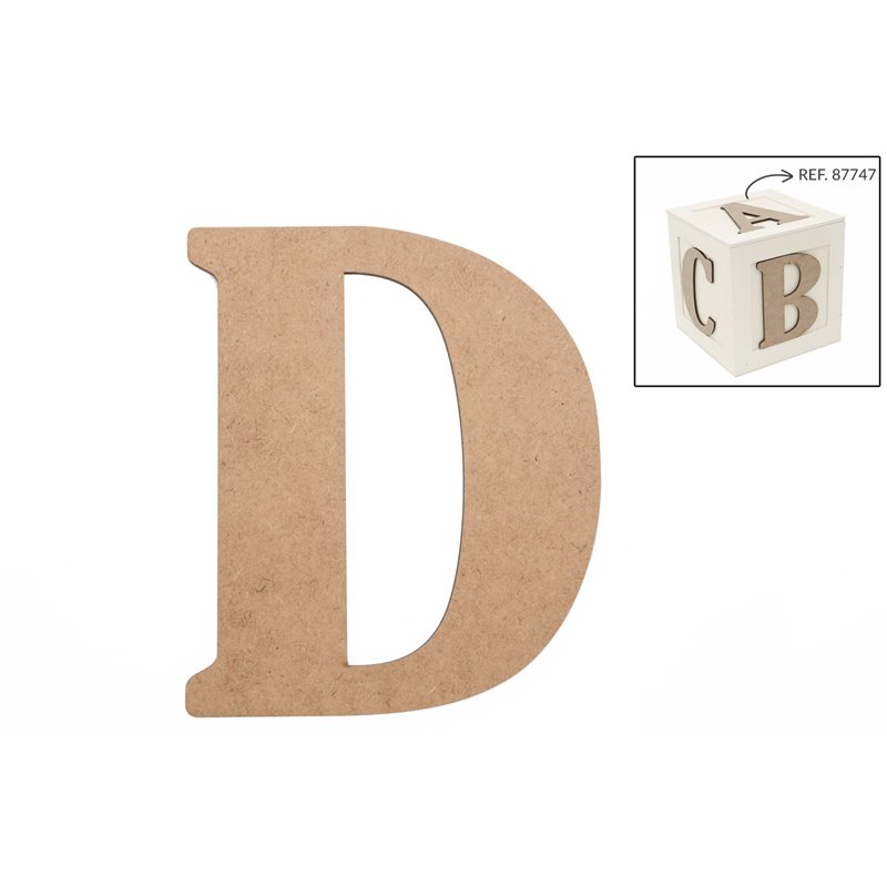 SET 6 LETRAS D 13.7X0.3CM DM