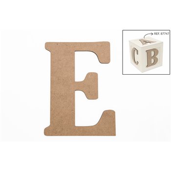 SET 6 LETRAS E 13.7X0.3CM DM