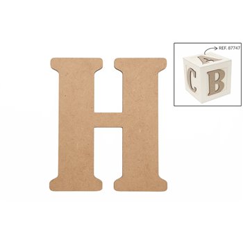 SET 6 LETRAS H 13.7X0.3CM DM