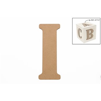 SET 6 LETRAS I 13.7X0.3CM DM