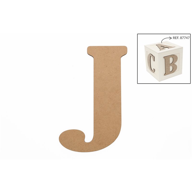 SET 6 LETRAS J 13.7X0.3CM DM