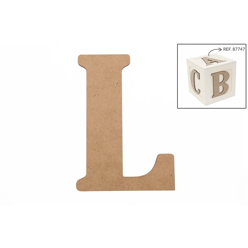 SET 6 LETRAS L 13.7X0.3CM DM