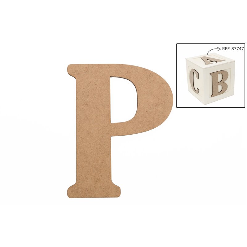 SET 6 LETRAS P 13.7X0.3CM DM