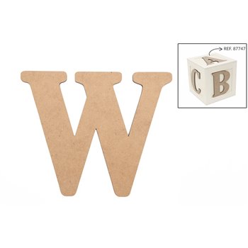 SET 6 LETRAS W 13.7X0.3CM DM