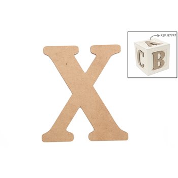 SET 6 LETRAS X 13.7X0.3CM DM