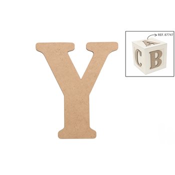 SET 6 LETRAS Y 13.7X0.3CM DM