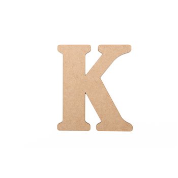 SET 6 LETRAS K 13.7X0.3CM DM