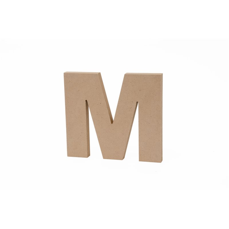 SET 3 LETRAS M 15X1.6CM DM