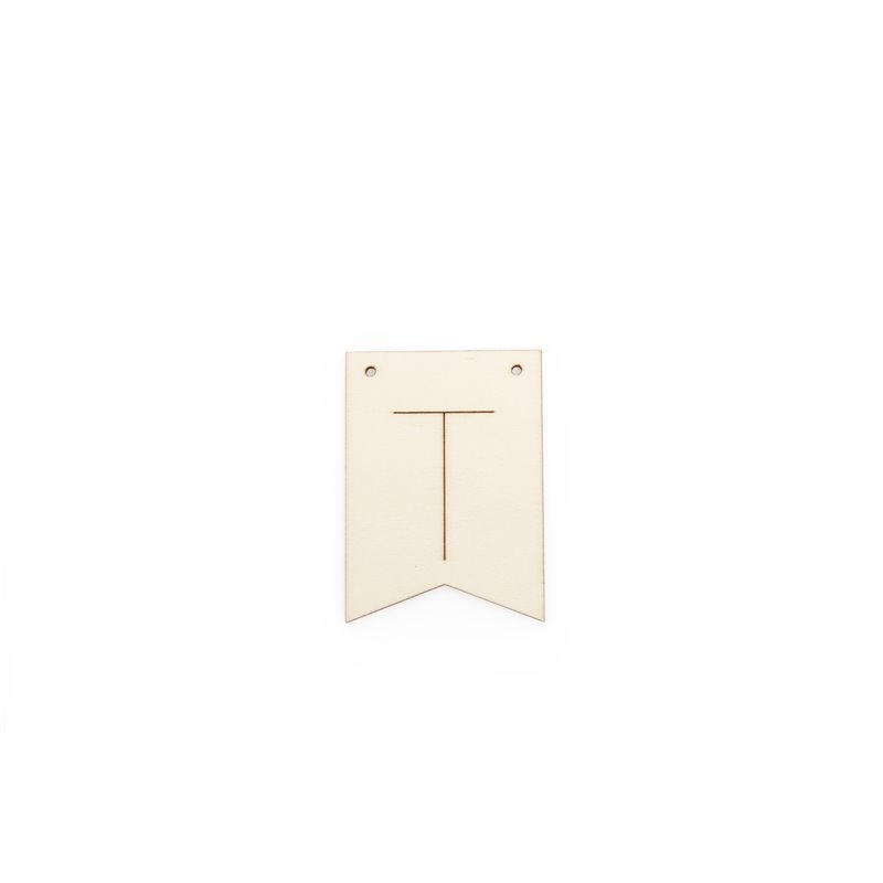 BANDEIRA COM LETRA T