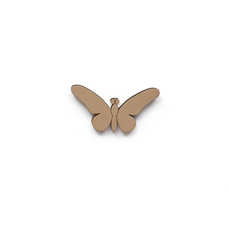 SET 6 MARIPOSAS 8X4.3X0.5CM DM