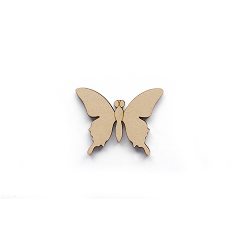 SET 6 MARIPOSAS 8X6.2X0.5CM DM
