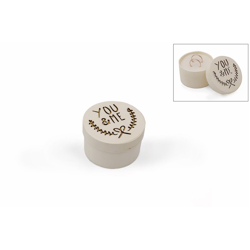 SET 6 CAJAS BALSA YOU&ME D.6X4CM