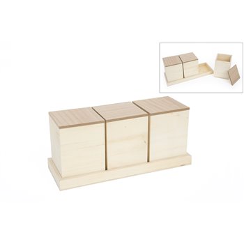 BASE 32.5x12x2.5CM C/3 CAJAS 10x10x14CM