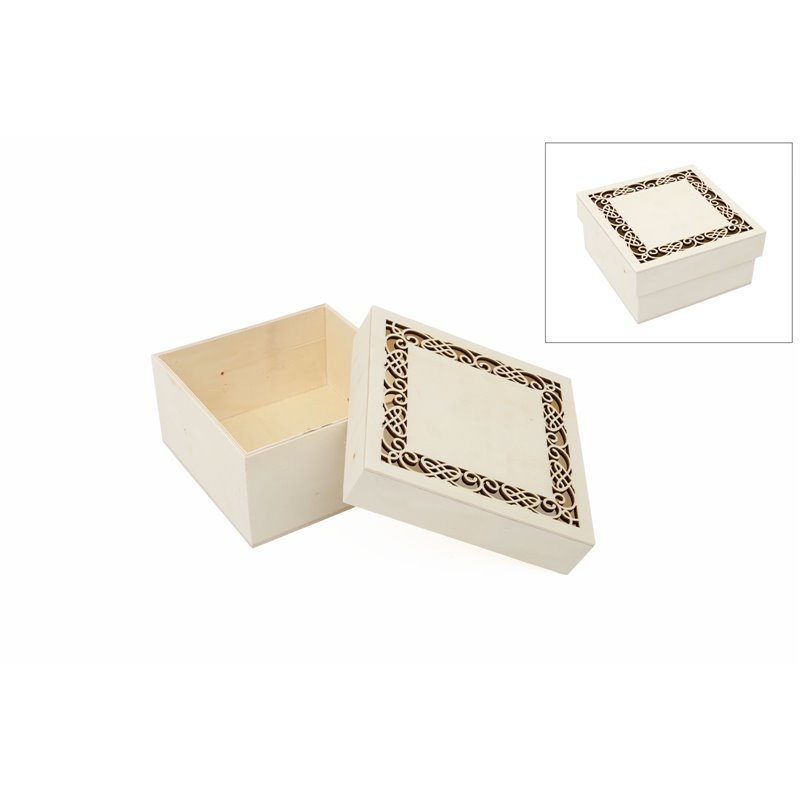 CAJA RENDILHADA 16X16X8CM