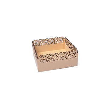 CESTO 20x20x9CM RENDILHADO