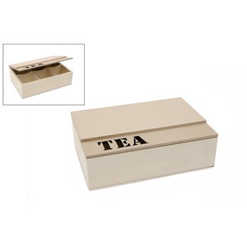 CAJA 23X16X7CM C/TAPA TEA