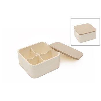 CAJA 4DIV 16X16X8CM