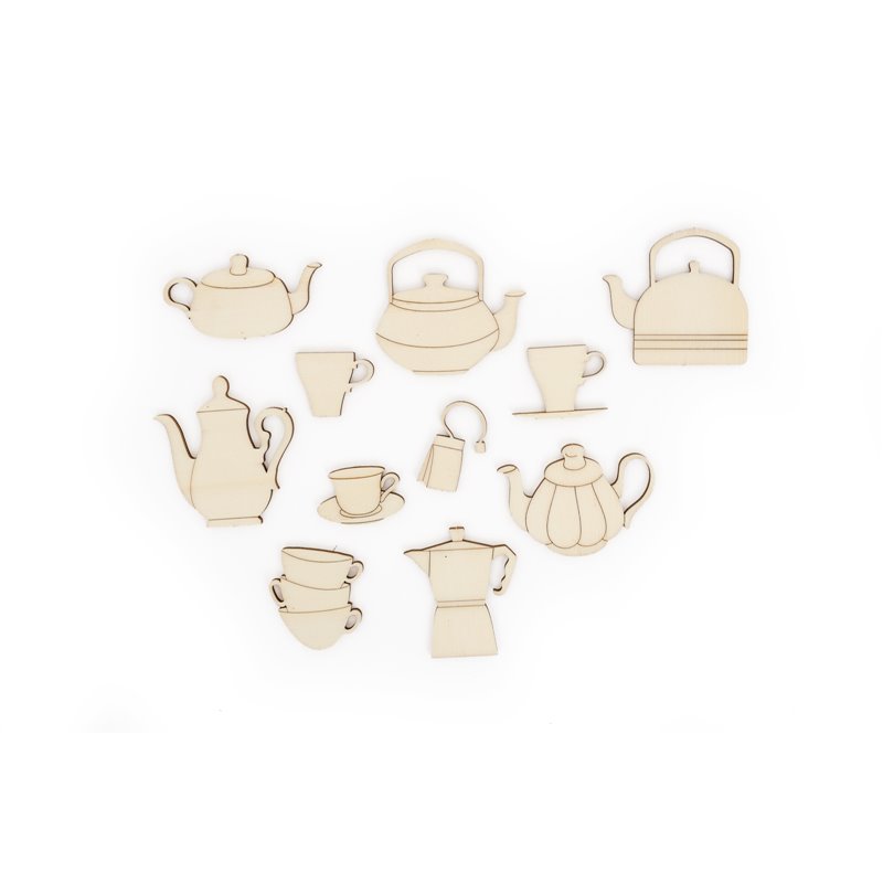 SET 11 APLICAÇIONES TÉ 6X0.3CM CHOPO