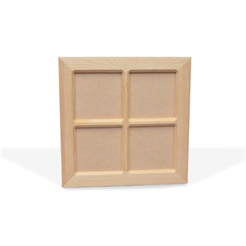 CUADRO C/ 4 DIVISIONES 40X40X1.6CM