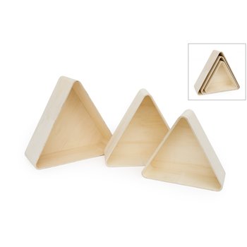 SET 3 CUADROS TRIANG. 39x34x15- 34x30x13- 29x25.5x11CM