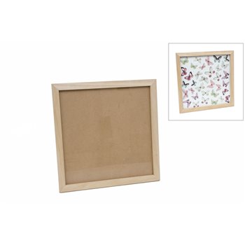 CUADRO C/CRISTAL 33.5x33.5x1.6CM