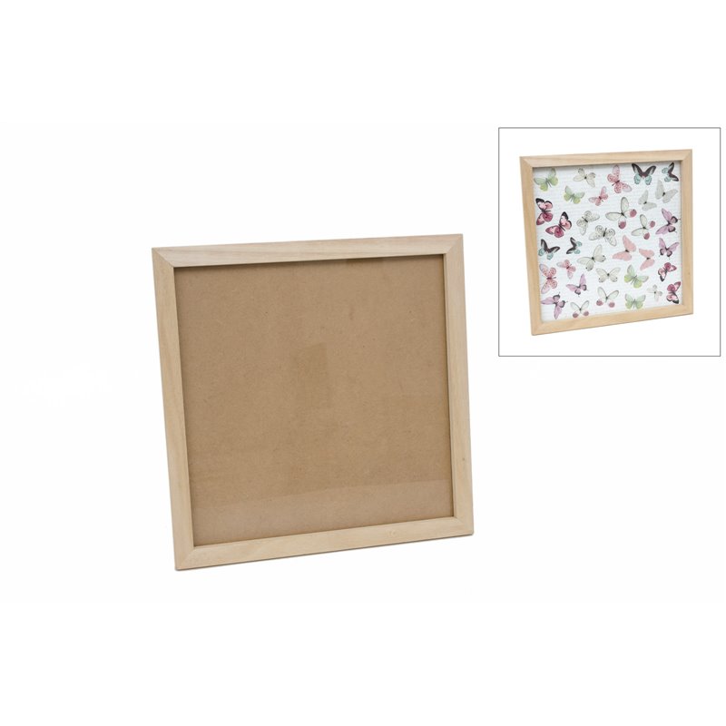 CUADRO C/CRISTAL 33.5x33.5x1.6CM