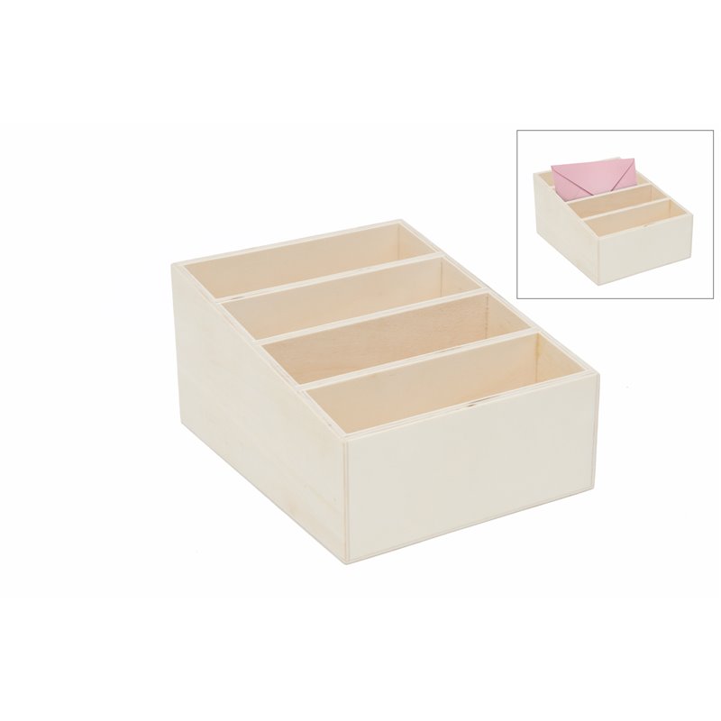 CAJA 4 DIV. 20x16x10-6.8CM