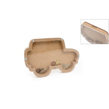 CUADRO HUCHA COCHE 25.2X16.5X1.6CM MDF