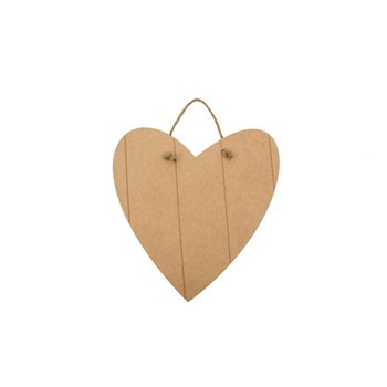 SET 2 CORAZONES 35X36.7X0.8CM DM
