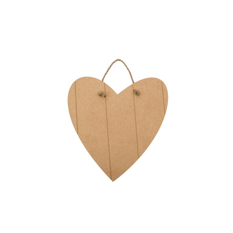 SET 2 CORAZONES 35X36.7X0.8CM DM