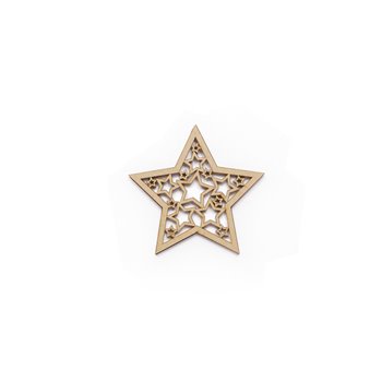 SET 6 ESTRELLAS 10.5X10X0.25CM DM