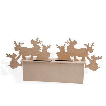 SET 2 RENOS 40X29X0.3CM DM C/BASE 16X4.5X0.8CM DM