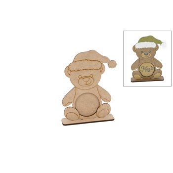 SET 4 MARCOS OSO 12X15X0.3CM DM C/BASE
