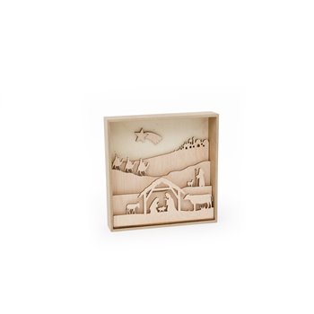 CUADRO 20X20X4.5X0.9CM C/BELÉN