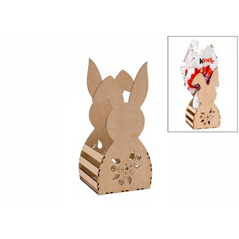 KIT CAIXA COELHO 16X13X30.5X0.3CM DM