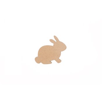 SET 12 COELHOS 7.5X6.3X0.3CM DM