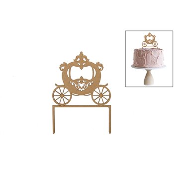 SET 4 TOPPERS COCHE 15X21.2X0.3CM DM