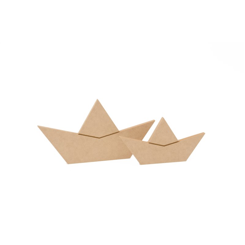 SET 2 BARCOS 28X14.9X1.2CM DM