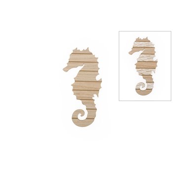 CABALLO MARINO RAYADA 30X14.8X0.9CM MDF FOLHA
