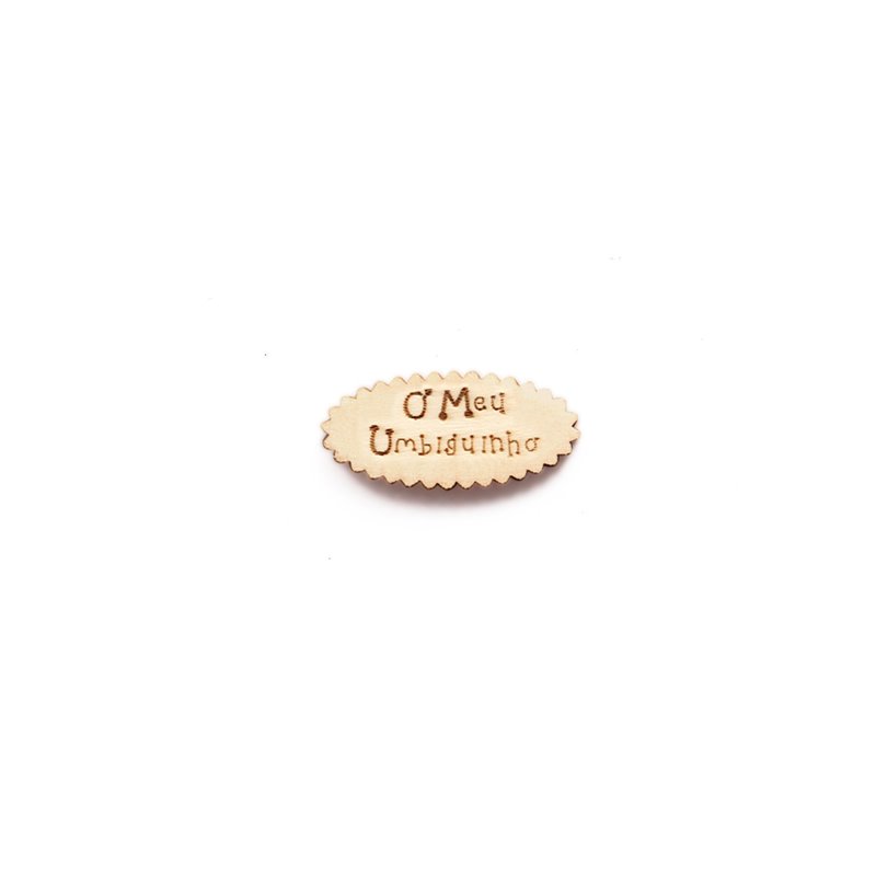SET 12 PLACAS  O MEU UMBIGUINHO 4.6x2.1x0.3CM CHOPO