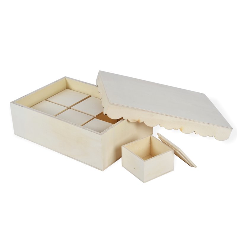 CAJA 25X17.5X7.5CM C/6 CAJAS PEQ.